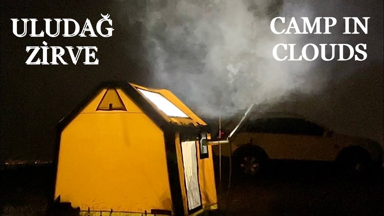 ŞİŞME ÇADIR İLE BULUTLARDA KAMP⛺️ CAMP IN CLOUDS WITH INFLATABLE TENT