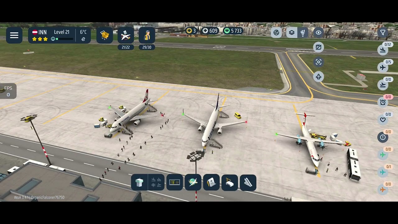 Airport handling in heavy traffic all type of aircraft airbus Boeing 