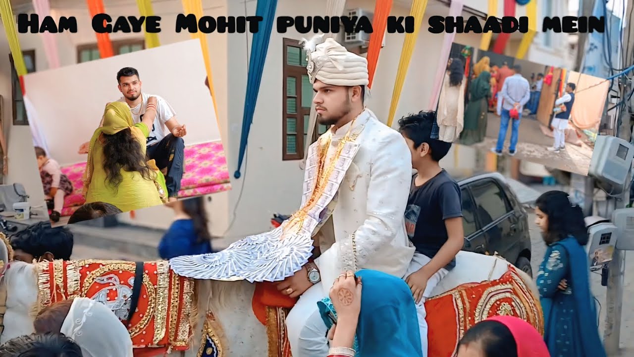 Ham Gaye Mohit puniya ki shaadi mein 😲 #vlog #viralvideo #youtuber