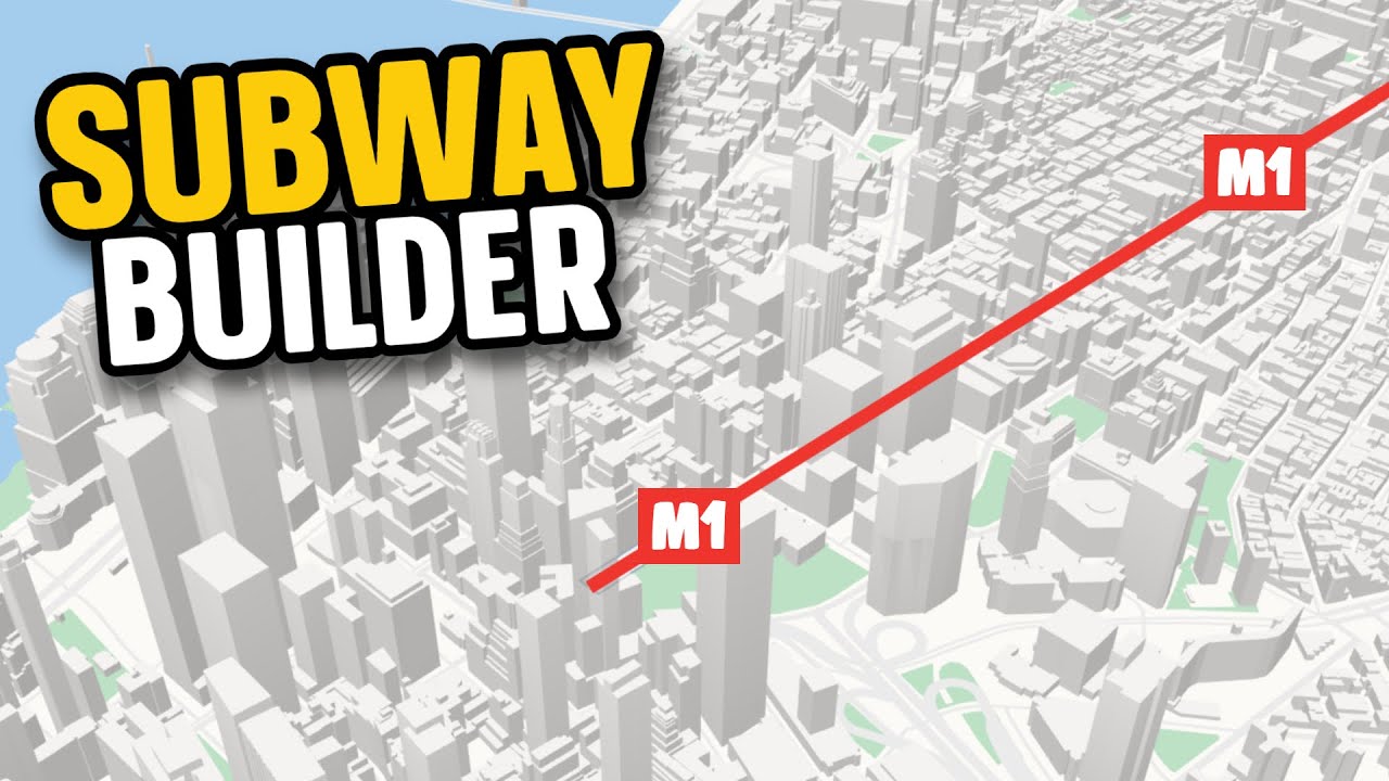 Subway Builder #1 - NOWY symulator budowy metra (2025)