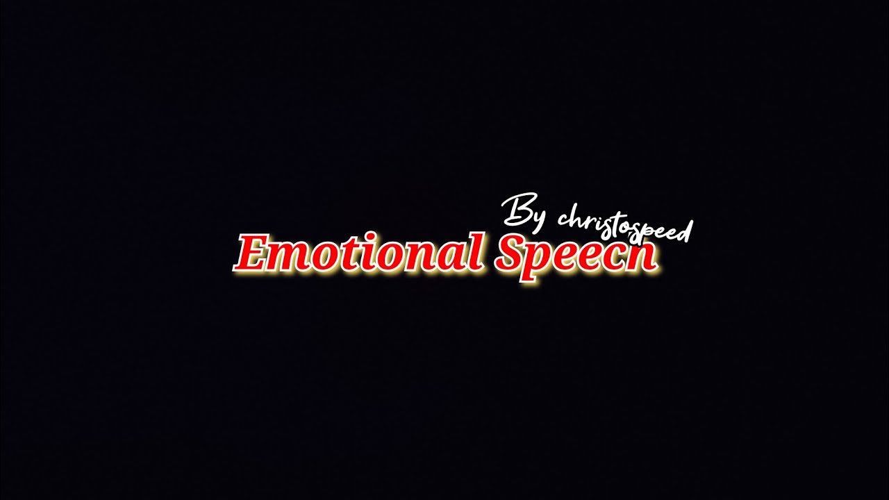 christospeed's Emotional Speech Before Heading A Tough 2026 Journey Ahead