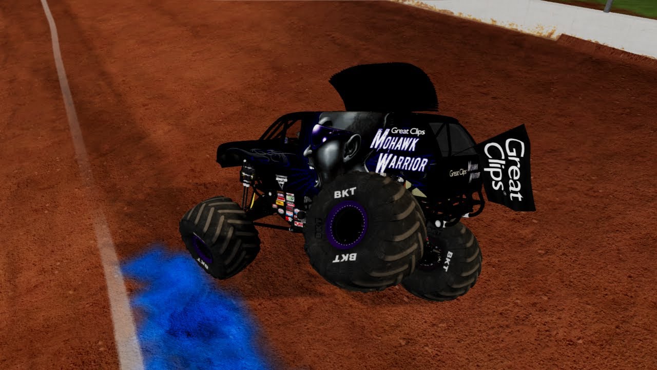 Monster Truck Flips Out of Control!