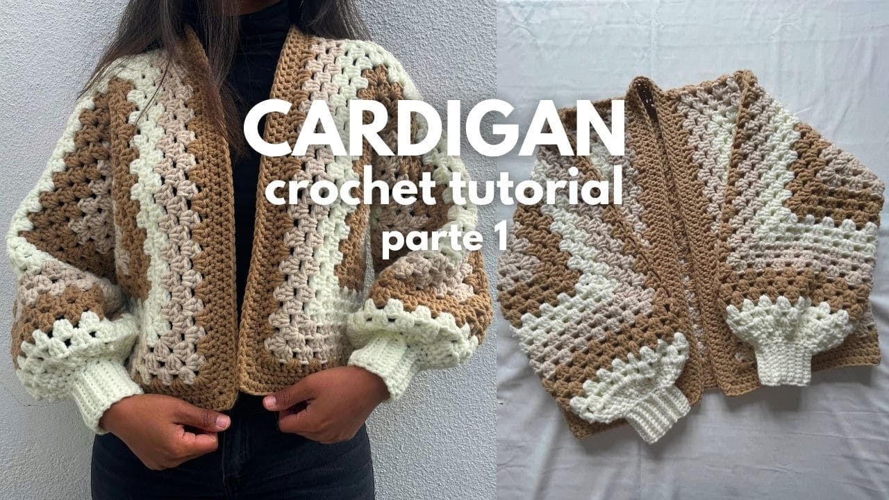 Cardigan Hexagonal en Crochet | Paso a Paso Fácil y Rápido ✨ PARTE 1