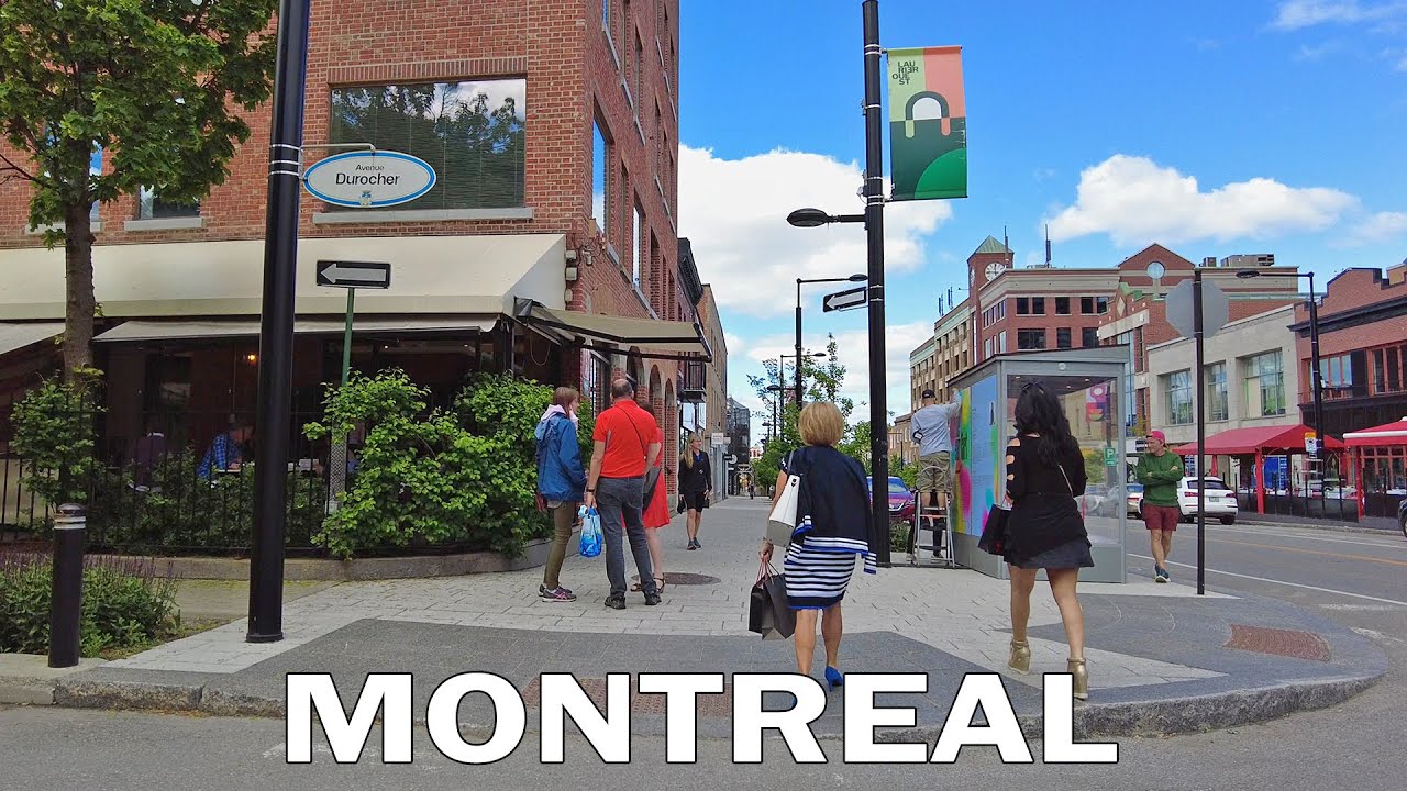 MILE END. Walking in Trendy Montreal Neighborhood - Summer 2022