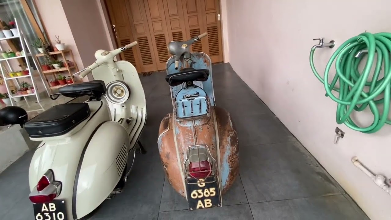 Review Vespa Langka VNB Tjepuk 1961 dan VNB 6 1966