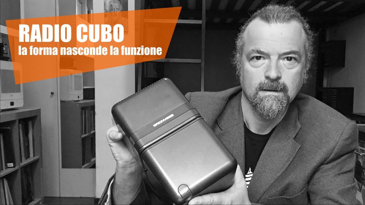 Radio cubo Brionvega - la forma nasconde la funzione