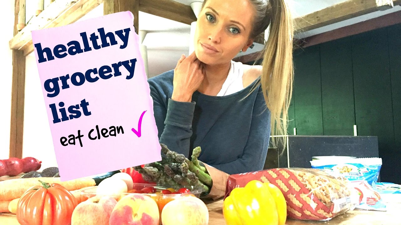 LOSE WEIGHT FAST  - by eating clean and this healthy grocery list and diet tips