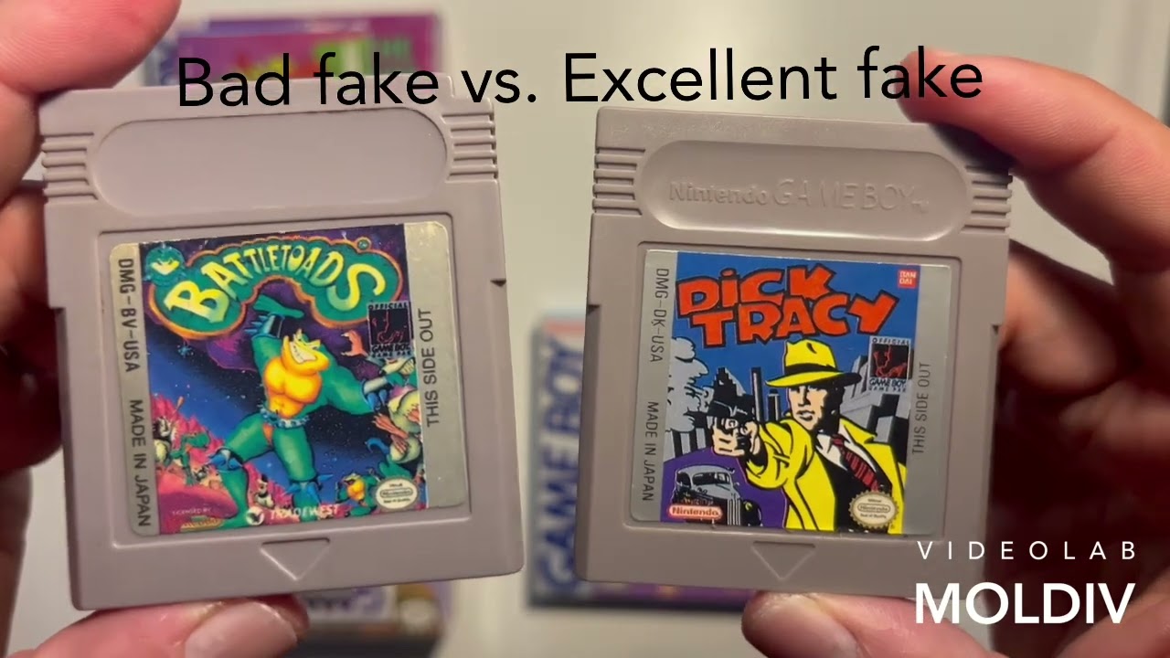 How to spot fake Game Boy games without opening them! (Both boxed and cartridge only)