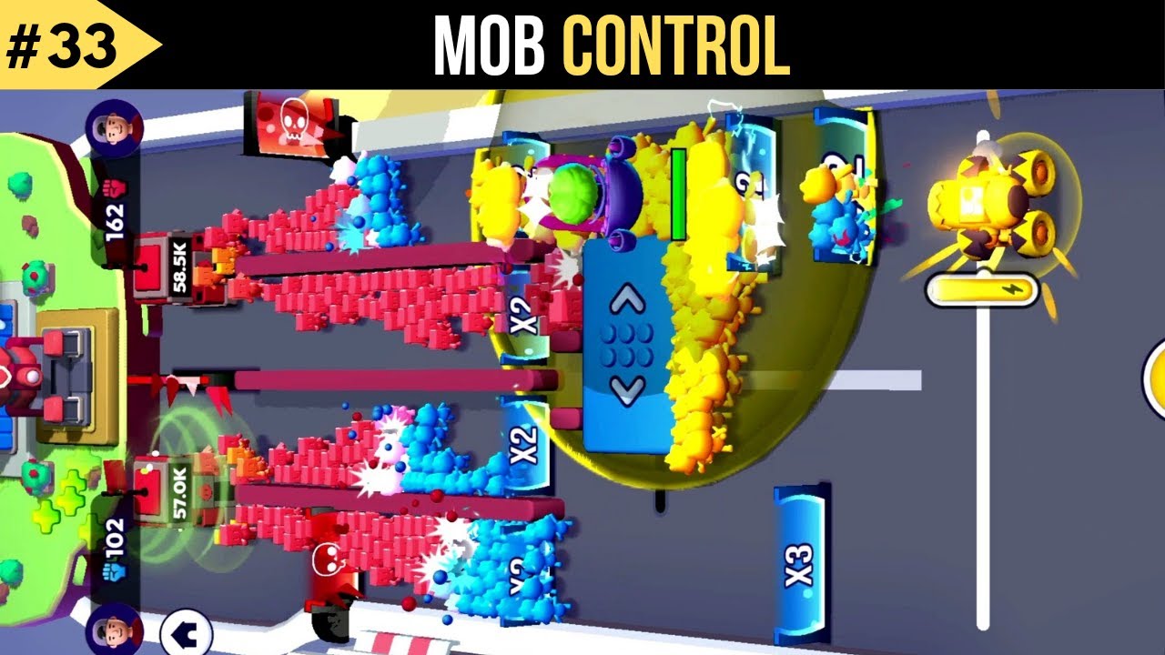 mob control mobile game - mobile strategy games - android, iOS gameplay