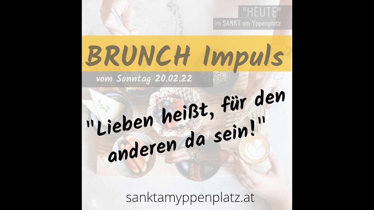 Lieben hei&szlig;t, f&uuml;r den anderen da sein!