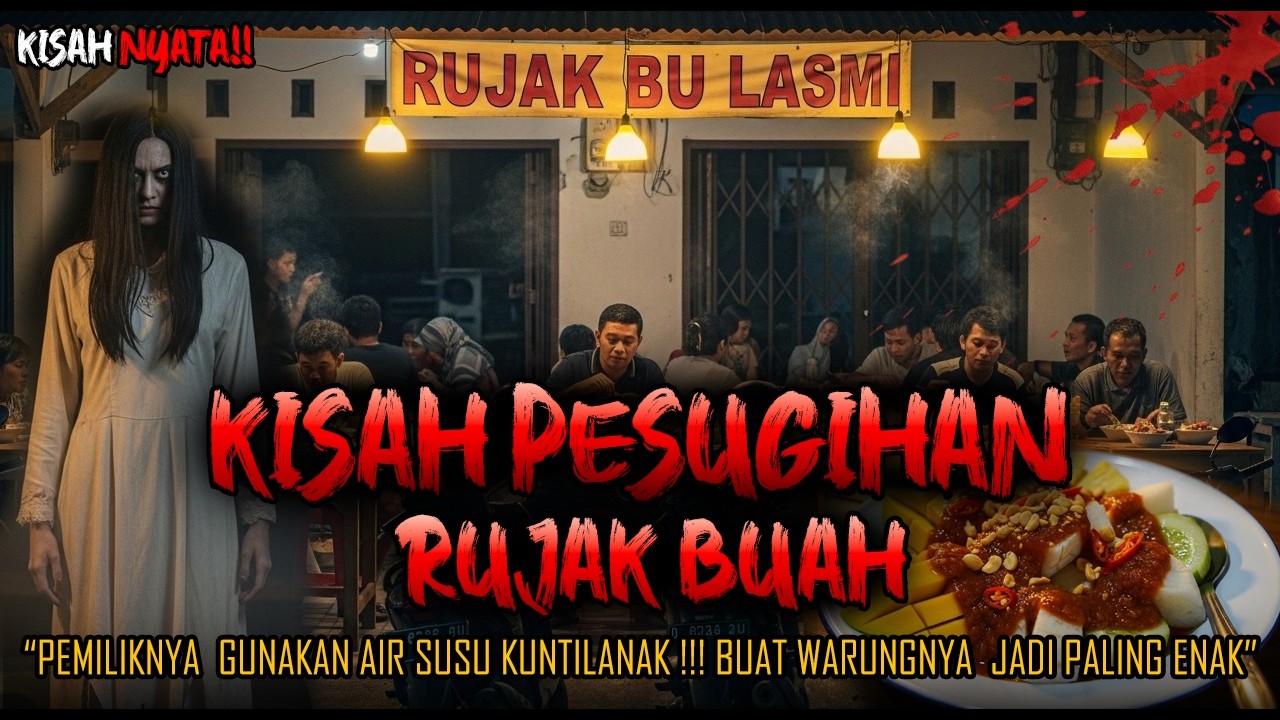 NGERI BANGETI!! KISAH PESUGIHAN RUJAK BUAH , PAKAI A!R SUSV KUNTILANAK BUAT WARUNG RAMAI