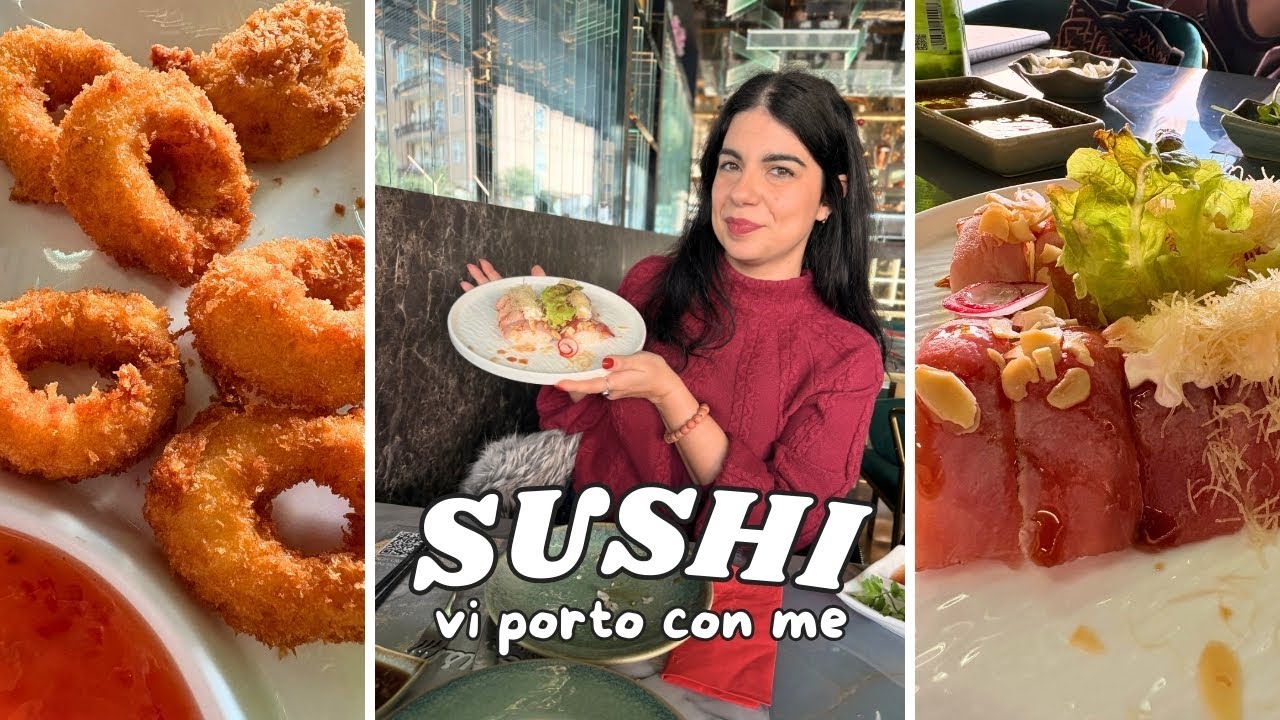 ANDIAMO al SUSHI INSIEME 🍣 VI PORTO CON ME