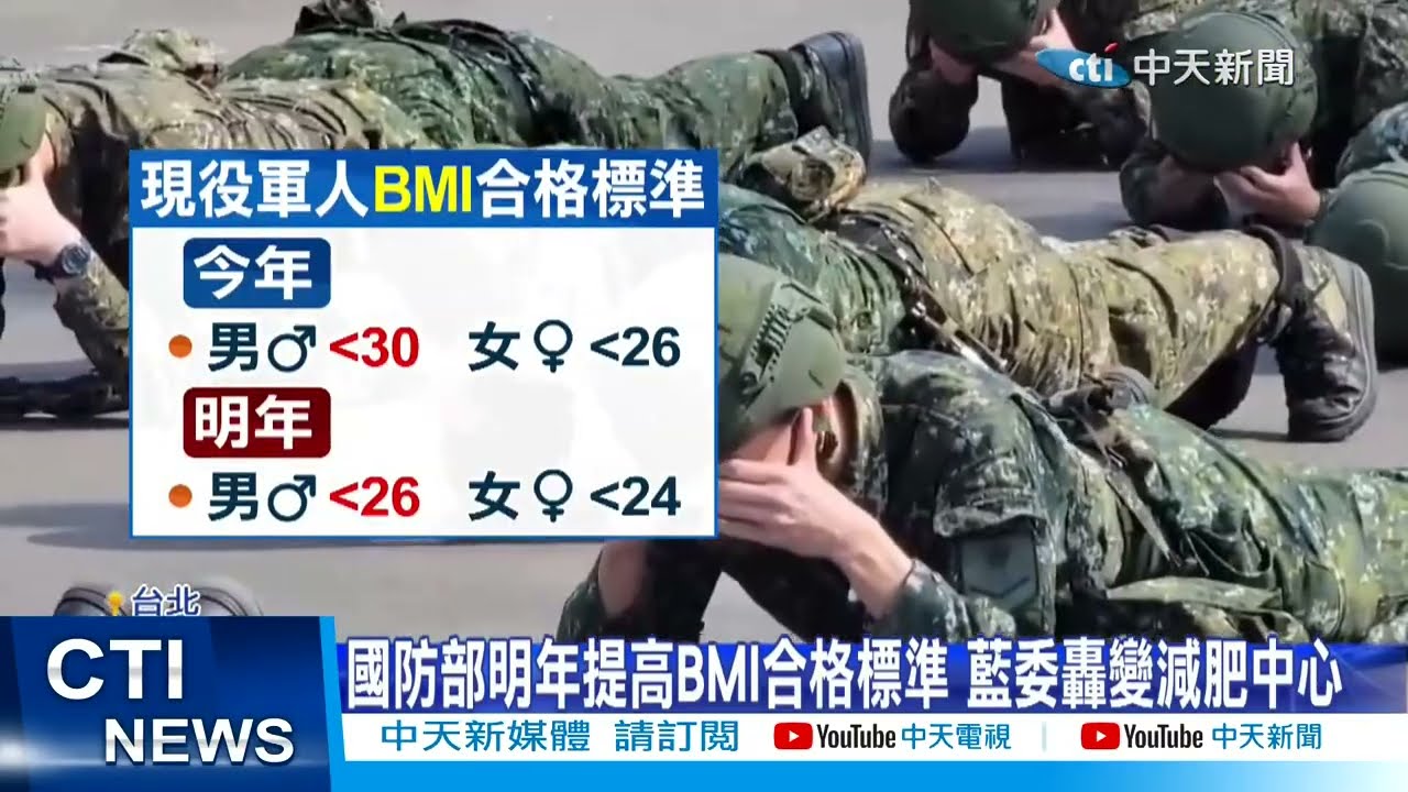 【每日必看】國軍變減肥中心? 國防部長鬆口兵役恐延長1年  20221019 @中天新聞CtiNews
