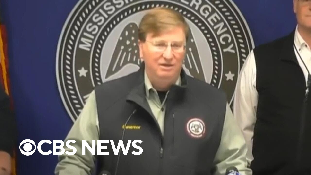 Watch: Mississippi governor give update on major ice storm that's knocked out power for thousands