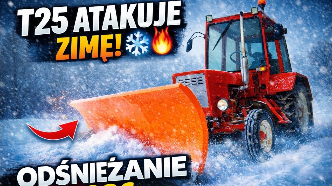 Odśnieżanie 2026 T25 w akcji 🌨️🌨️