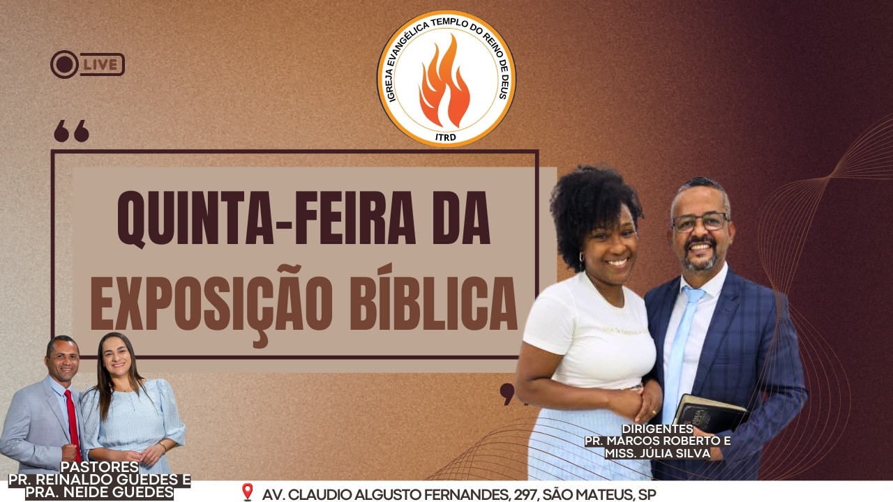 QUINTA DA EXPOSIÇÃO BÍBLICA!!!