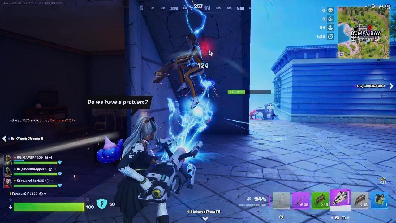 Fortnite PS5: wining Quint