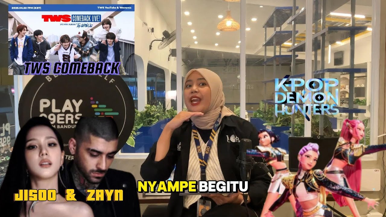 [ JISOO FEAT ZAYN MALIK | DEMON HUNTER AMAZING OST | TWS COMBACK | GANGNAM IYAGI  ]