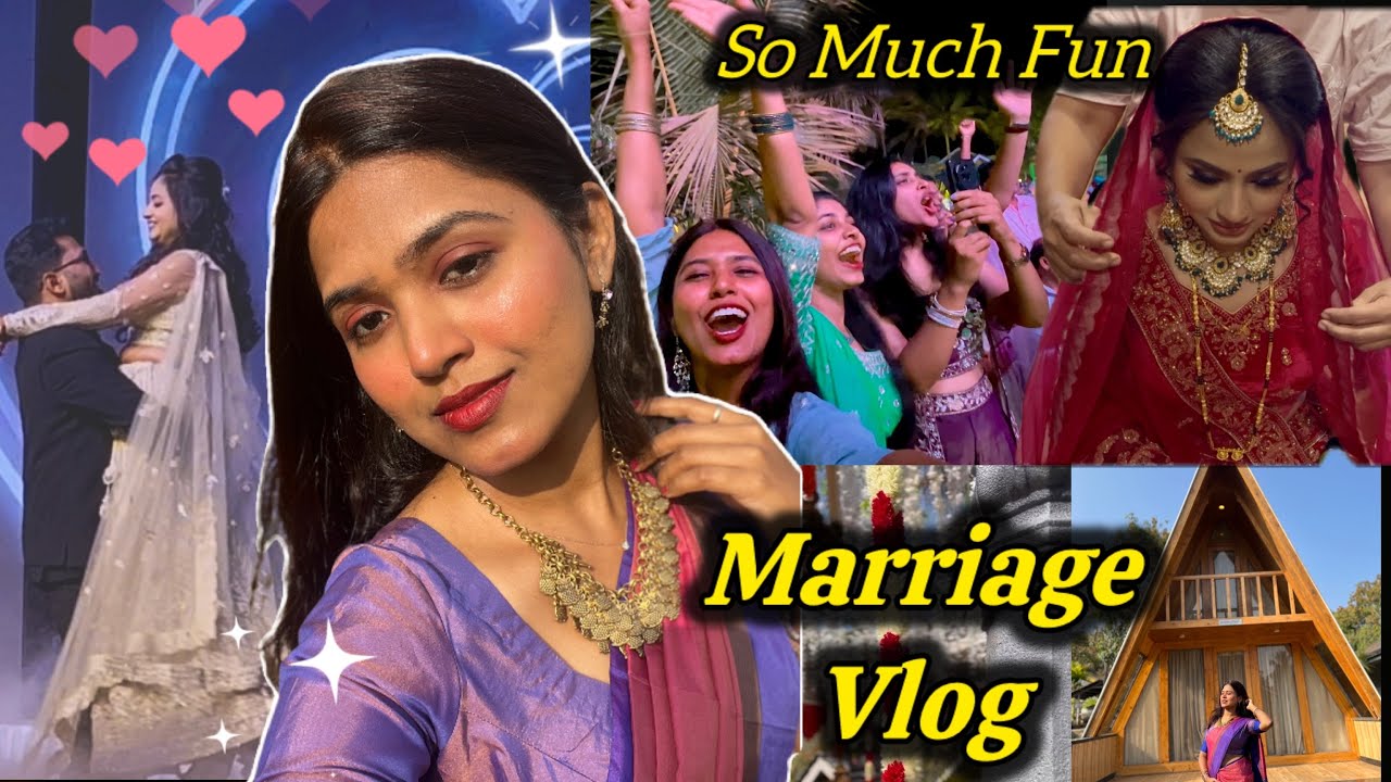 Marriage Kannada Vlog || Sangeet Dance Fun Celebration Vlog😍 #kannada #marriage #vlog 