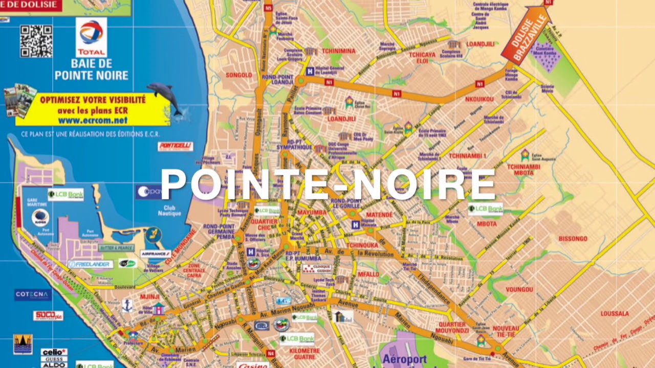 PLANS DU CONGO BRAZZAVILLE- CARTES DU CONGO - MAP OF CONGO