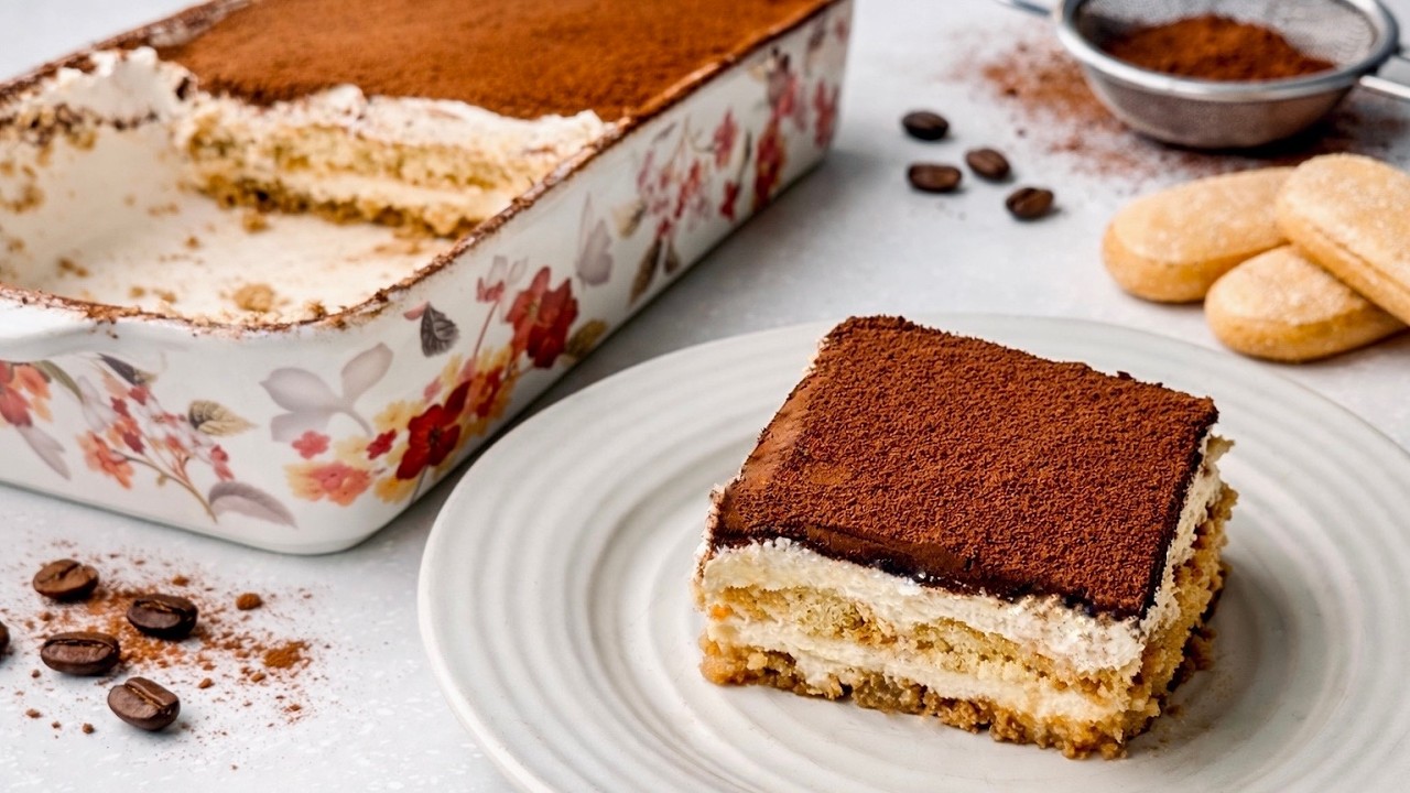 The Easiest Homemade Tiramisu –eggless, So Light & Creamy!