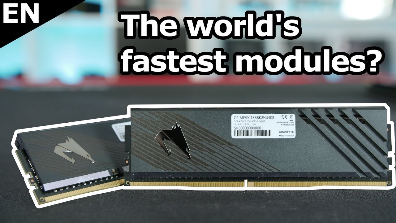 Insane: 5000 MHz RAM Speed on RYZEN 3900X