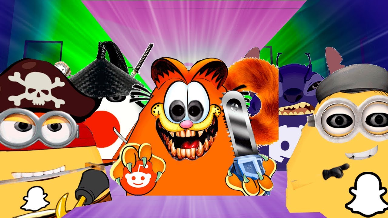 NEW Reddit Munci Garfield,Minion Pirate Snapchat,,Social Media Muncis Angry Munci Nextbot Gmod!!