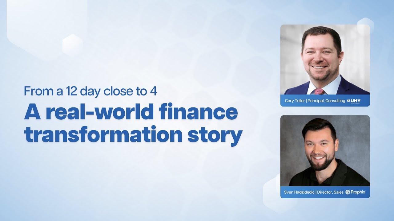 From a 12 day close to 4 | A real-world finance transformation story