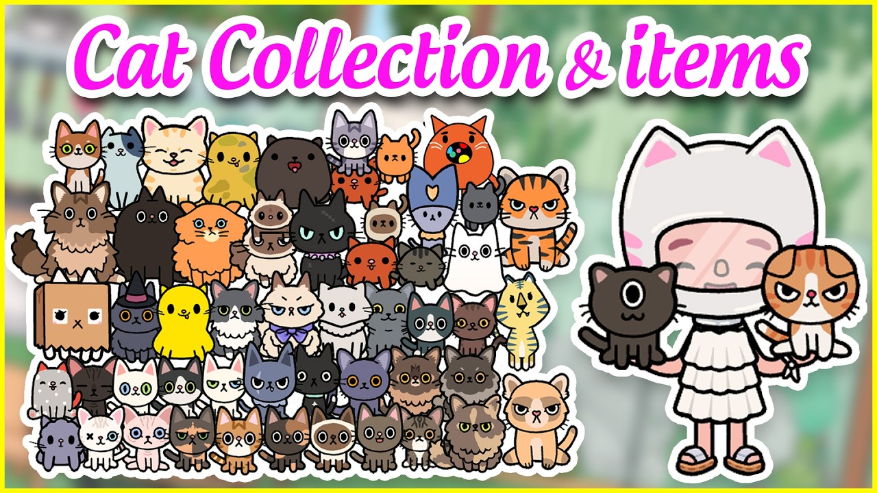 Toca Boca Cat Collection & Items 🐈😻 Toca Amore TV