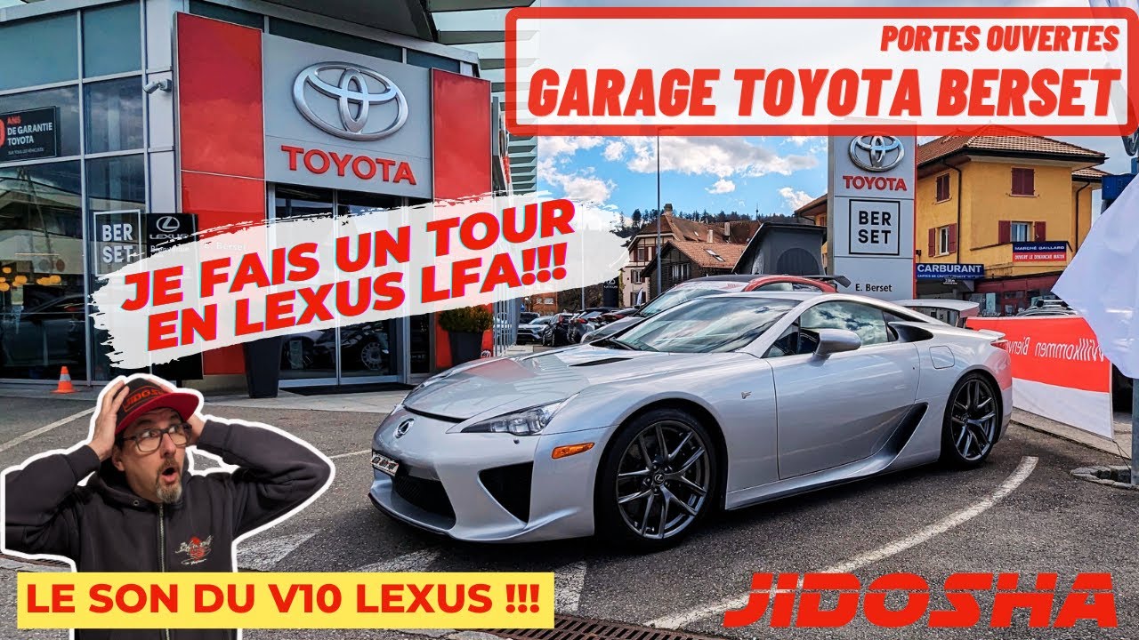 😱😱😱Je fais un tour en Lexus LFA!!!