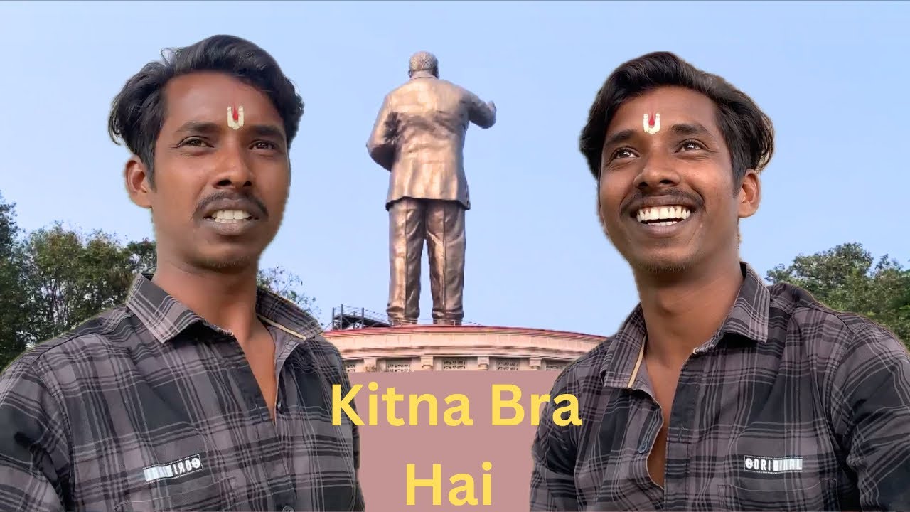 kitna Bara Statue Ha Ambedkar Sahab Ka,,😮