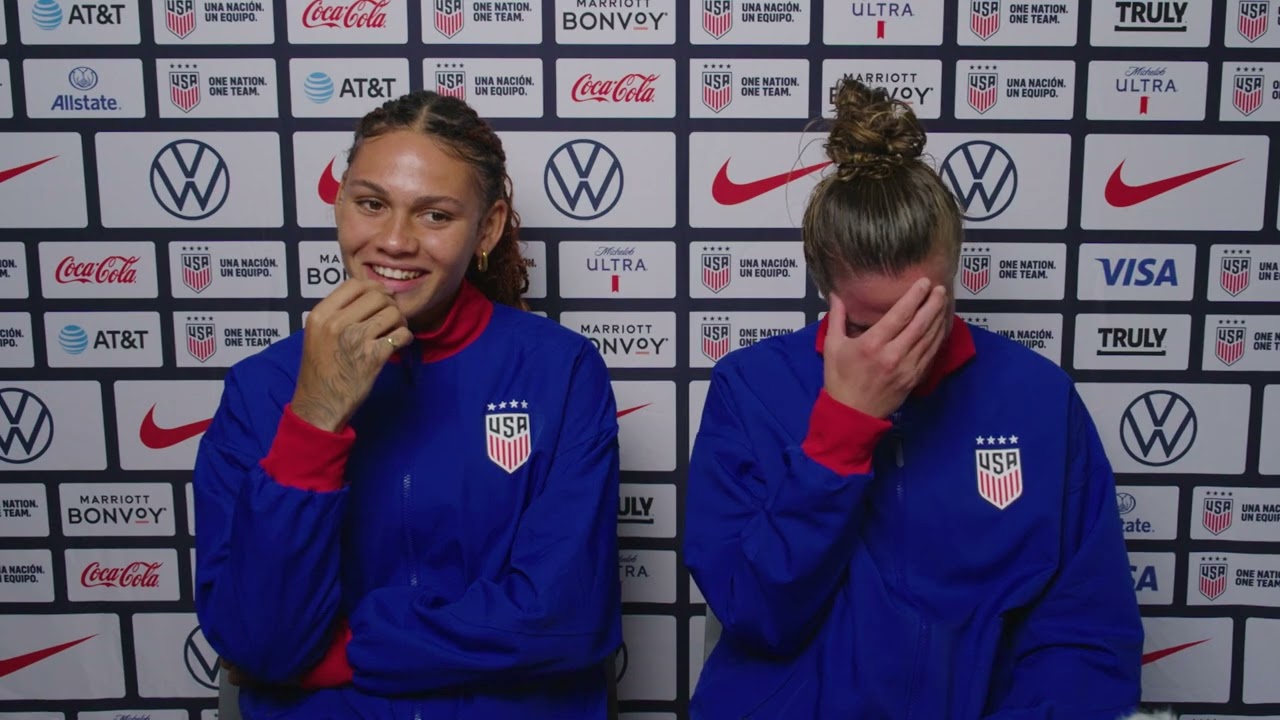 USWNT Forward TRINITY RODMAN & USWNT Goalkeeper ALYSSA NAEHER
