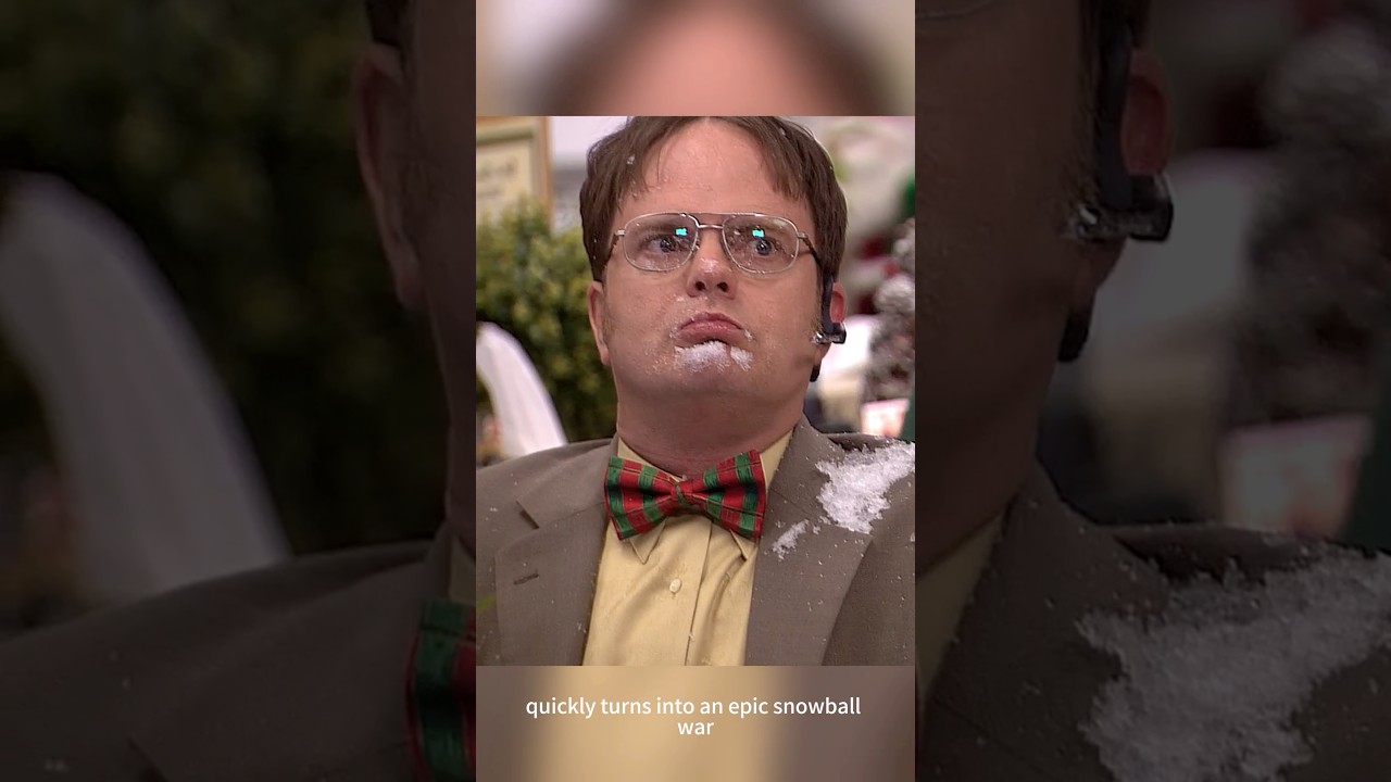 🎬 The Office ｜ Jim vs Dwight: The Legendary Snowball War ❄️😂 | Office Turns Into a Battlefield