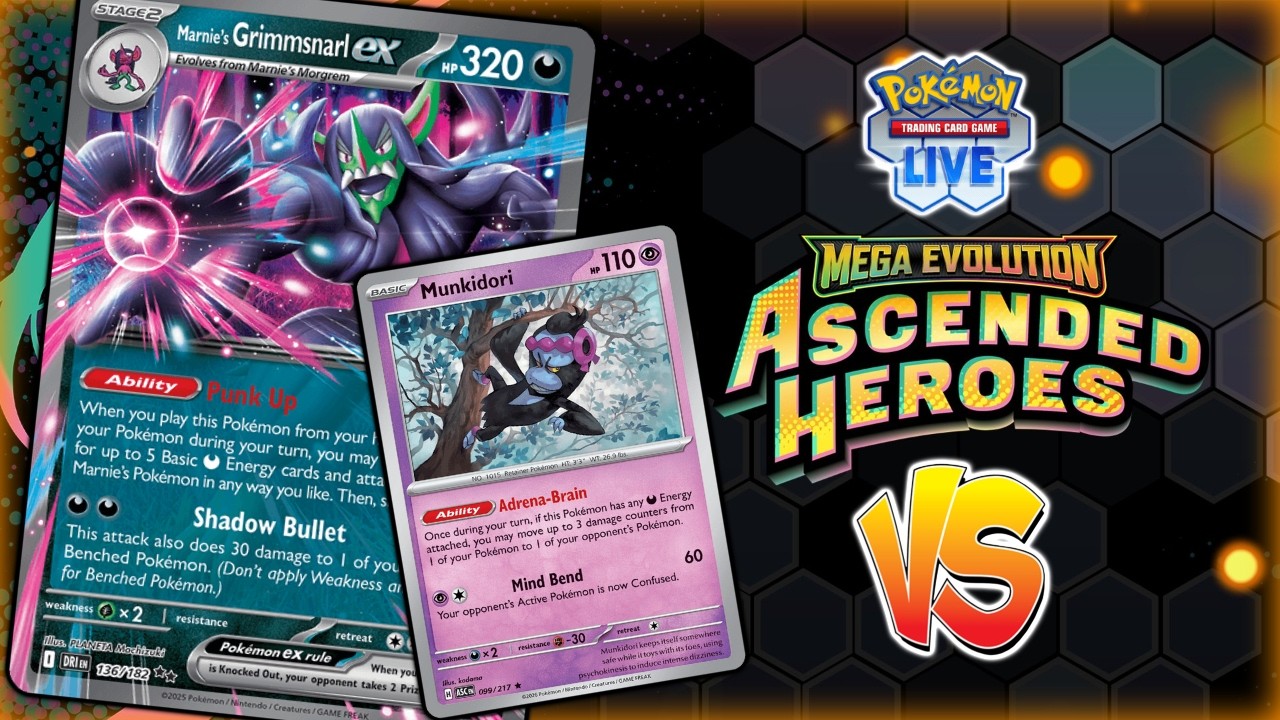 GBL Practice with Marnie's Grimmsnarl ex - Pokémon TCG Live Match