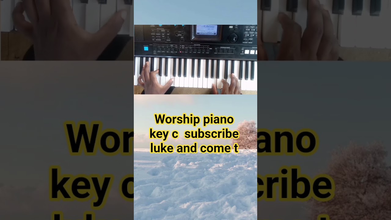 worship piano key c 