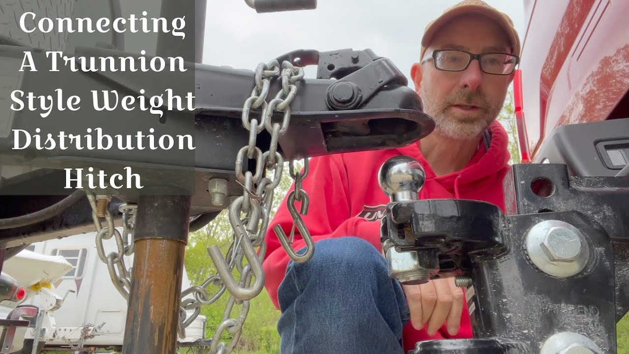 How to hitch a trunnion style weight distribution hitch to my Tab 400 by NuCamp