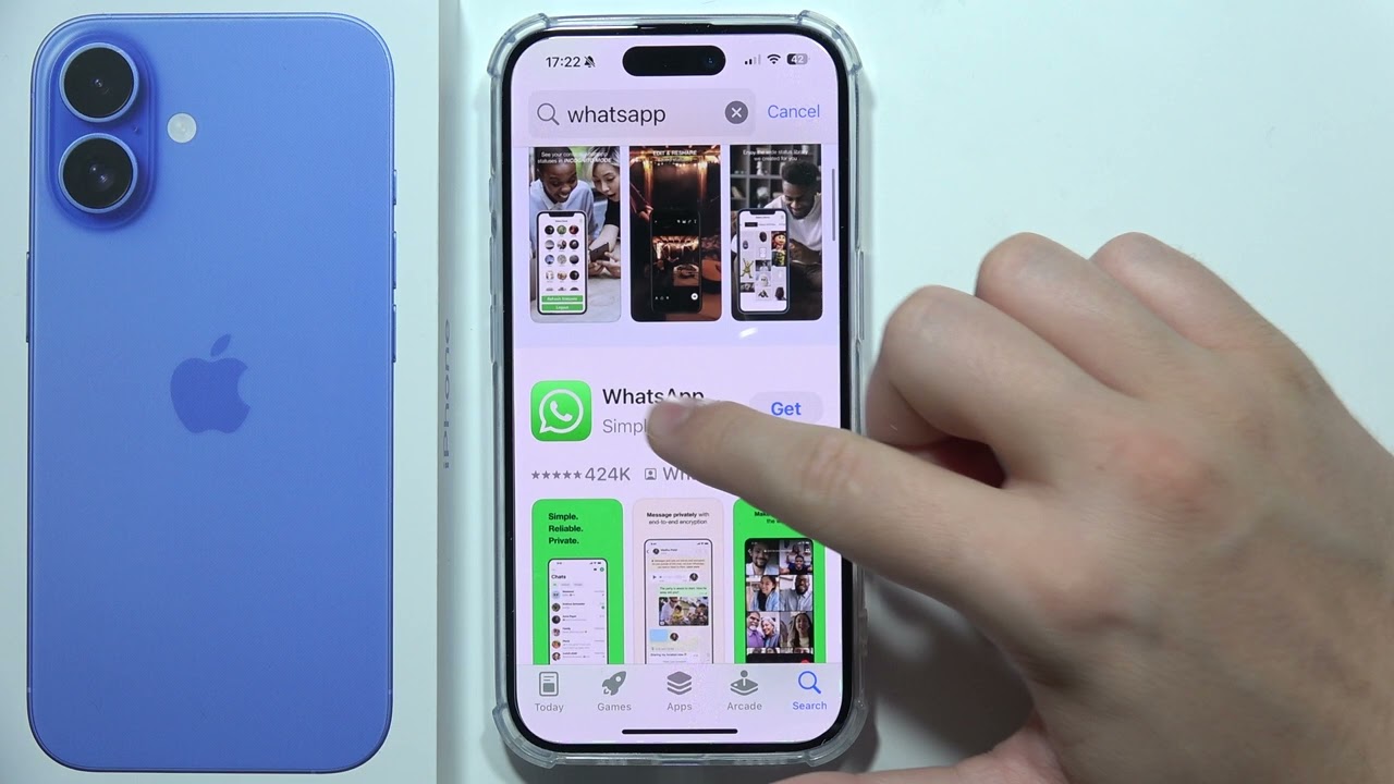 iPhone 16: Jak pobrać WhatsApp