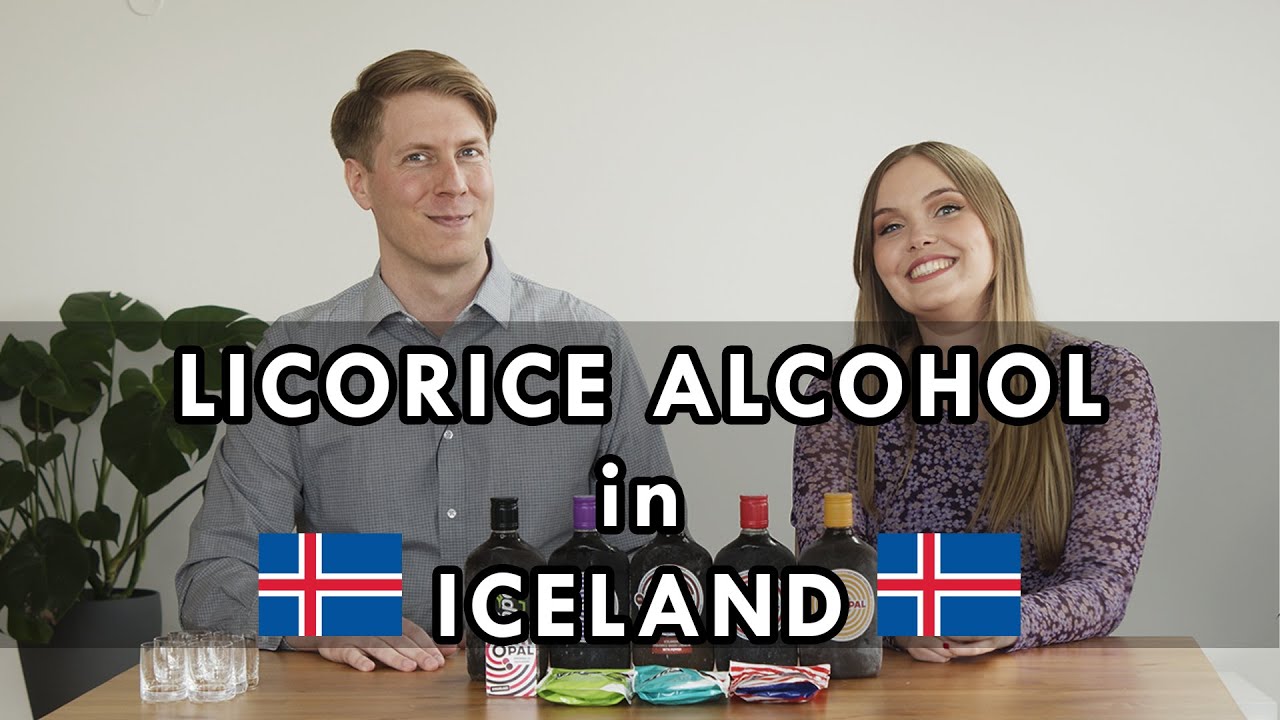 Icelandic Licorice Alcohol Taste Test | Opal vs Topas  | Tasting Iceland