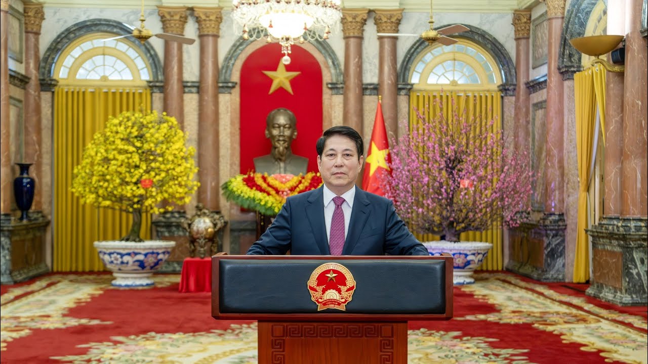 Lời chúc Tết Nguyên đán Bính Ngọ của Chủ tịch nước Lương Cường | Báo Nhân Dân