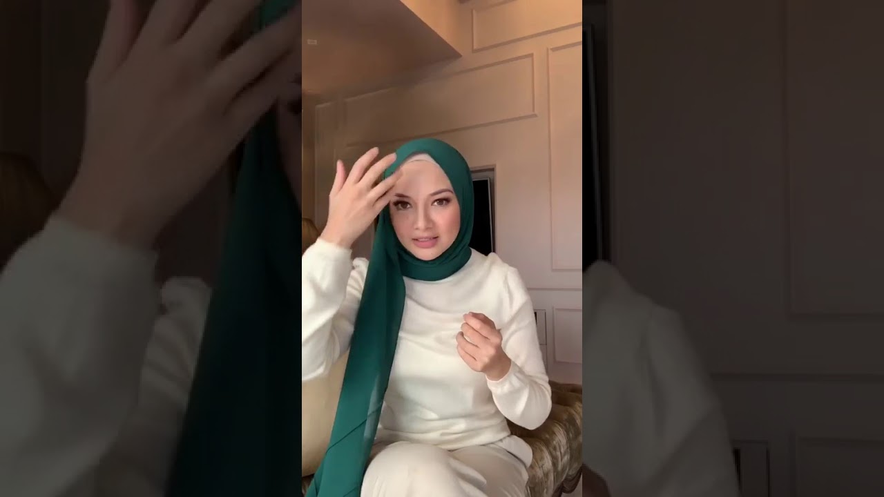 Tutorial Shawl Mulan Naelofar Hijab by Neelofa