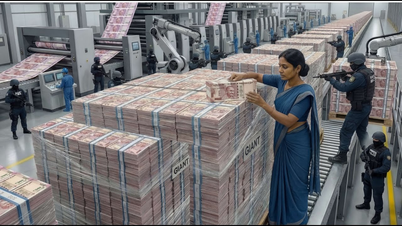 Inside the Indian Rupee Factory: How India Produces Its National Currency (Full Process)