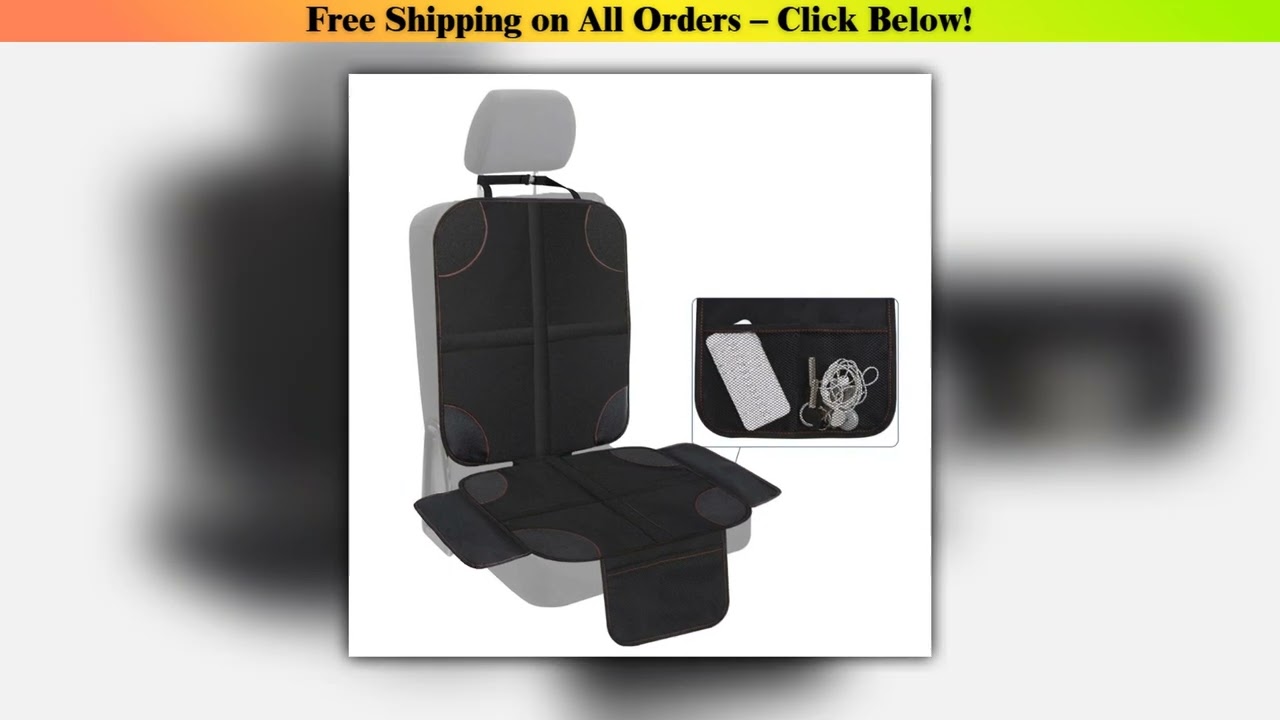G99F Universal Car Seat Protective Cover with Storage Bag Children Safety Seat