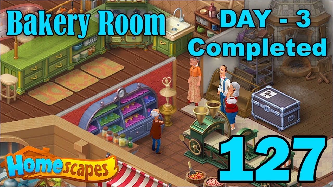 Homescapes New Bakery Room Expansion - Day 3 Completed - Part 127