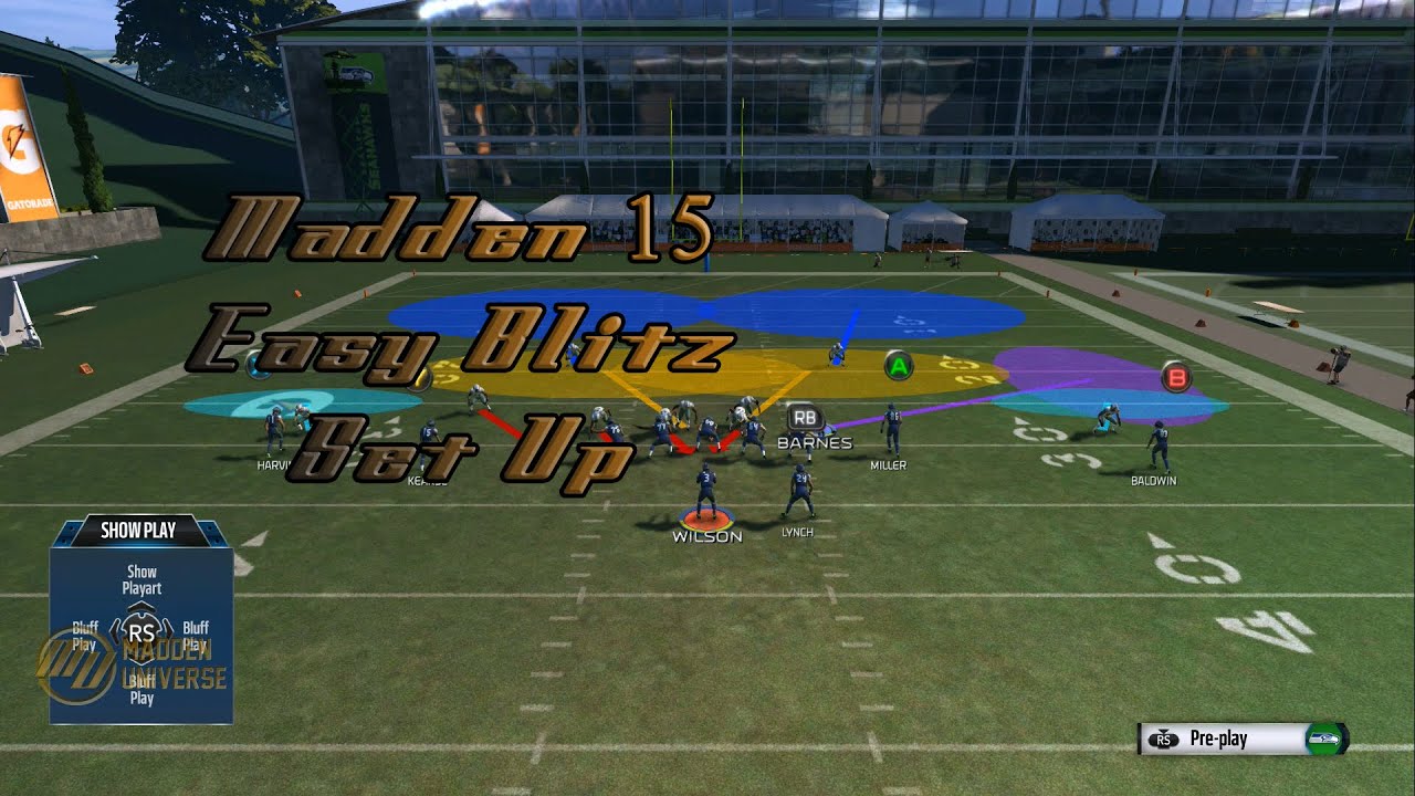 Best Blitz in Madden 15 - 4 Man Outside Heat