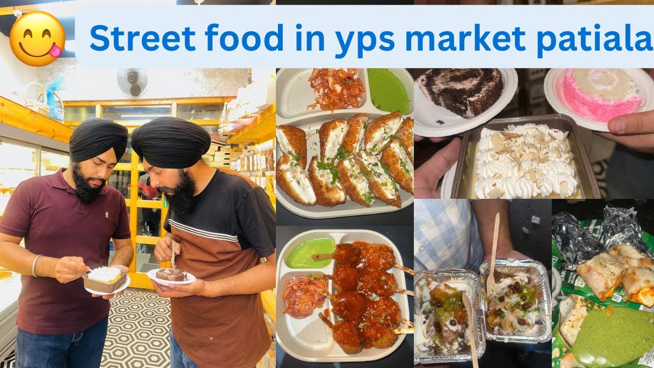 Street food in Yps market Patiala😋||Swaad aa gya khake||Mithaa aha aha 👌🏻🥶||