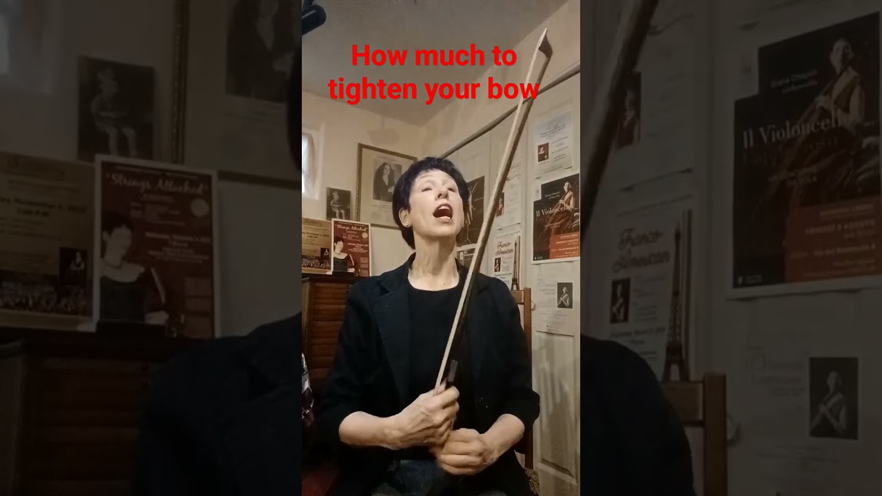 How Much to Tighten Your Cello Bow 