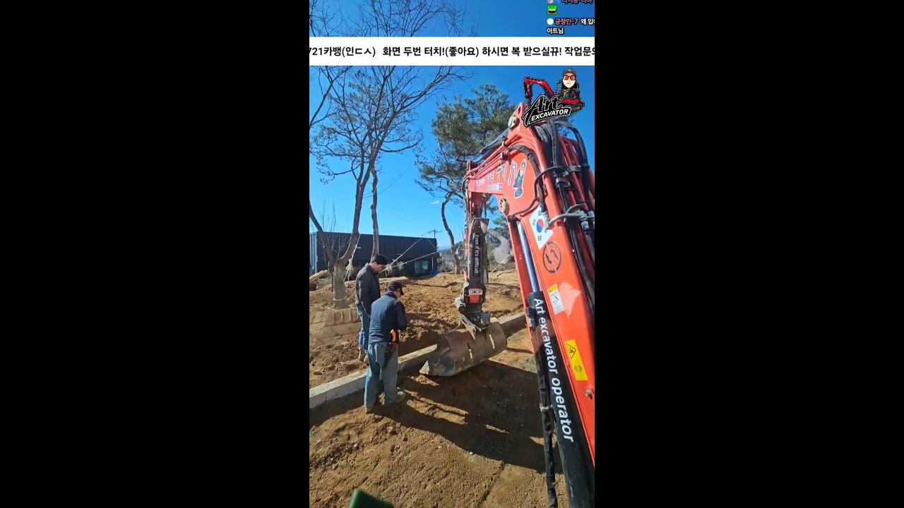 (2부)소나무 식재 작업 소통!!#내포#홍성#예산굴착기26.02.25
