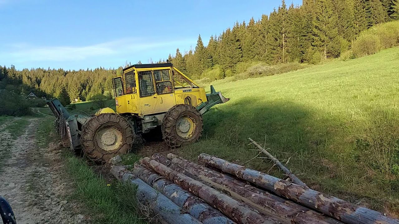 Ťažba pokračuje LKT 81 Turbo, Stihl MS 462 #skidder , #forestry