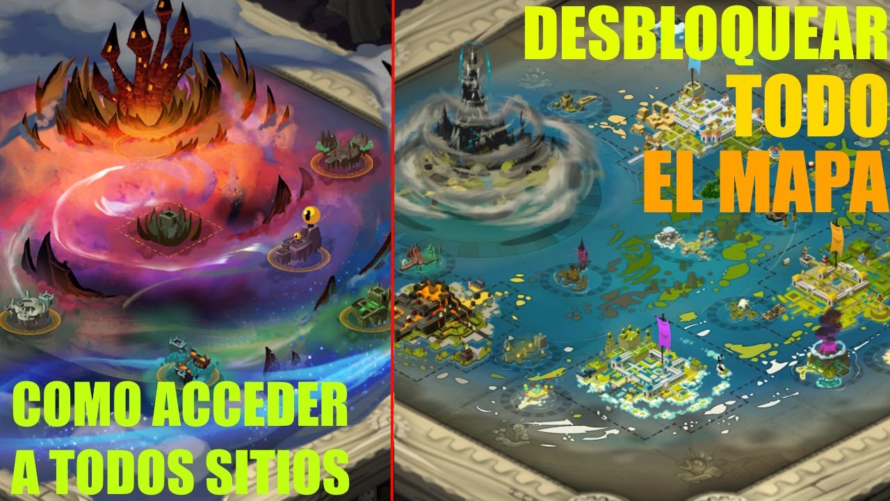 COMO DESBLOQUEAR TODAS LAS ZONAS DE WAKFU