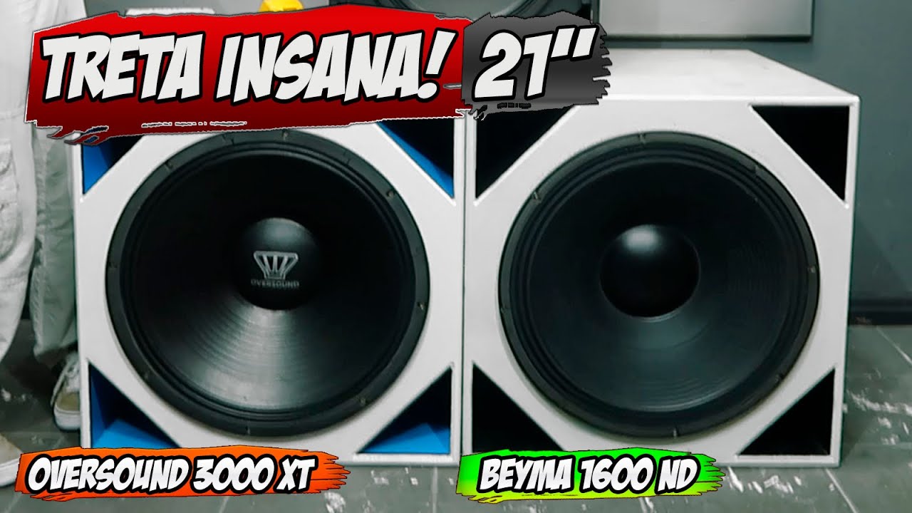 Subwoofer 21 pol Beyma 1600ND vs Oversound 21 3000 XT